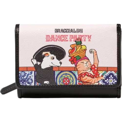 Foldover Wallet with Flap , female, Sizes: ONE SIZE - Braccialini - Modalova