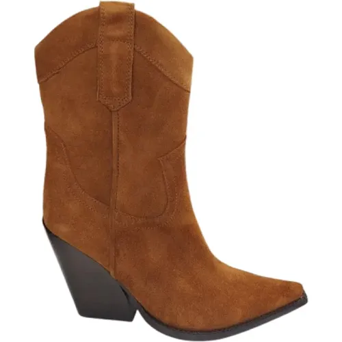 Braune Leder Country Style Stiefel , Damen, Größe: 41 EU - Jeffrey Campbell - Modalova