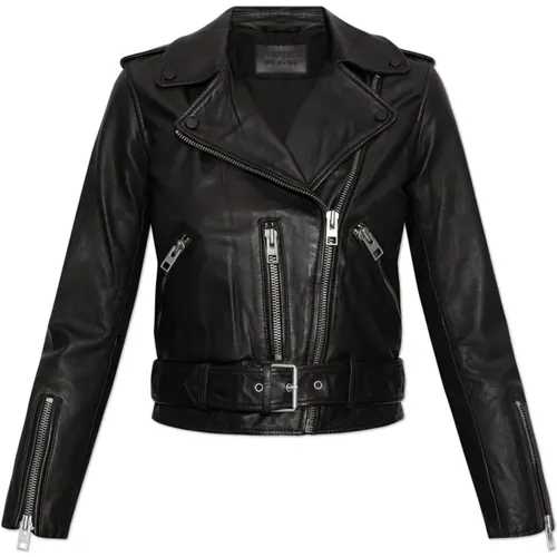 Lederjacke Balfern , Damen, Größe: S - AllSaints - Modalova