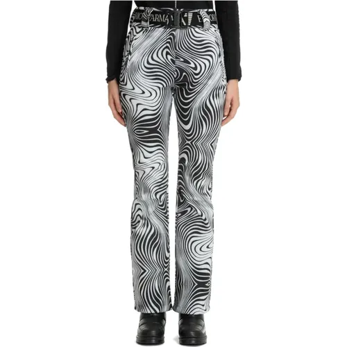 Abstract Multicolour Ski Trousers , female, Sizes: S - Emporio Armani EA7 - Modalova