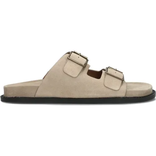 Herren Bio Slip-On Mokassins Wildleder , Herren, Größe: 42 EU - Stefano Lauran - Modalova