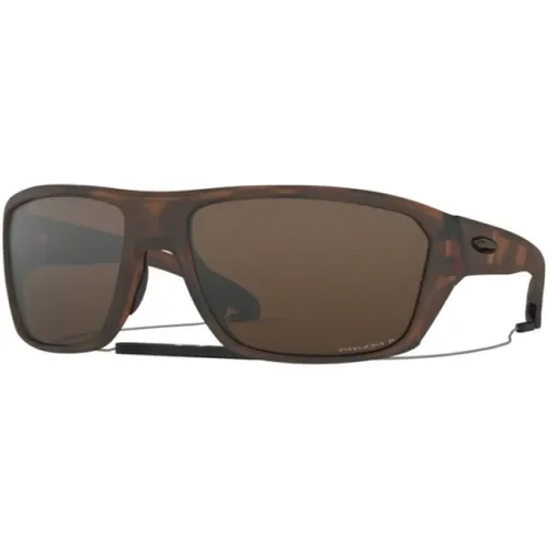 Polarisierte Kunststoff-Sonnenbrille Matte Tortoise - Oakley - Modalova