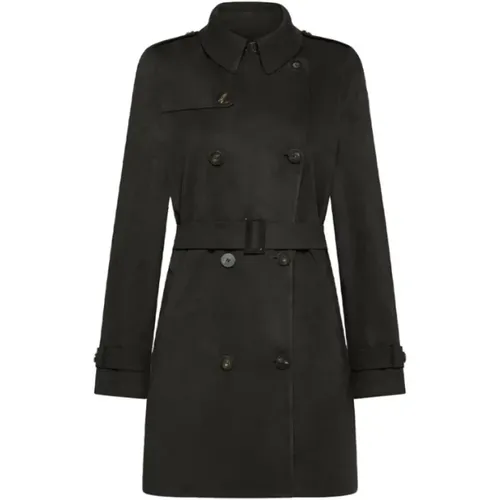 Schwarzer Trenchcoat , Damen, Größe: S - RRD - Modalova