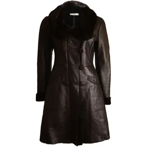 Pre-owned Leather dresses , female, Sizes: S - Prada Vintage - Modalova