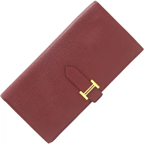 Pre-owned Leather wallets , female, Sizes: ONE SIZE - Hermès Vintage - Modalova