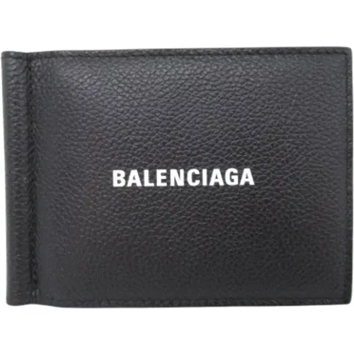 Pre-owned Leather wallets , female, Sizes: ONE SIZE - Balenciaga Vintage - Modalova