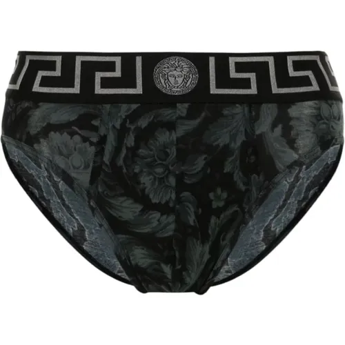 Barocco Print Jersey Underwear , male, Sizes: S, XL, L - Versace - Modalova