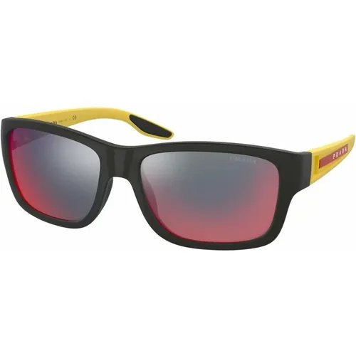 Stylish Men`s Sunglasses - Aviator Style , male, Sizes: 59 MM - Prada - Modalova