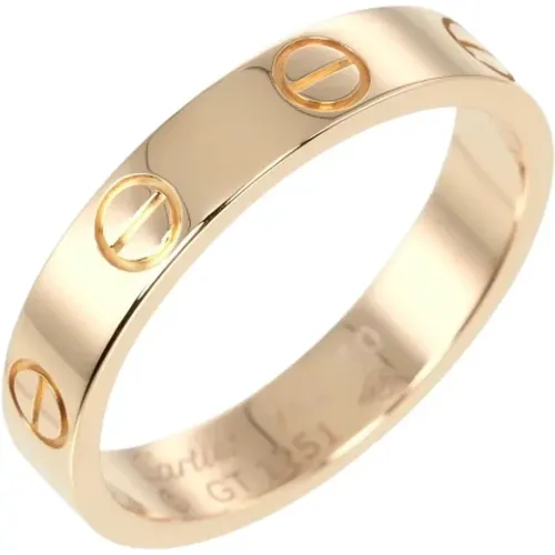 Pre-owned Rose Gold rings , female, Sizes: ONE SIZE - Cartier Vintage - Modalova