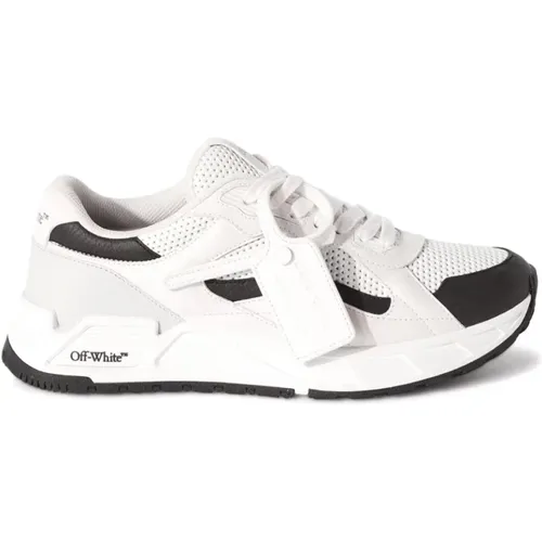 Off , Kick Off Running Sneakers , male, Sizes: 6 UK, 7 UK - Off White - Modalova