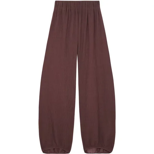 Maryam, virgin wool trousers rosewood , female, Sizes: XS, L - Cortana - Modalova