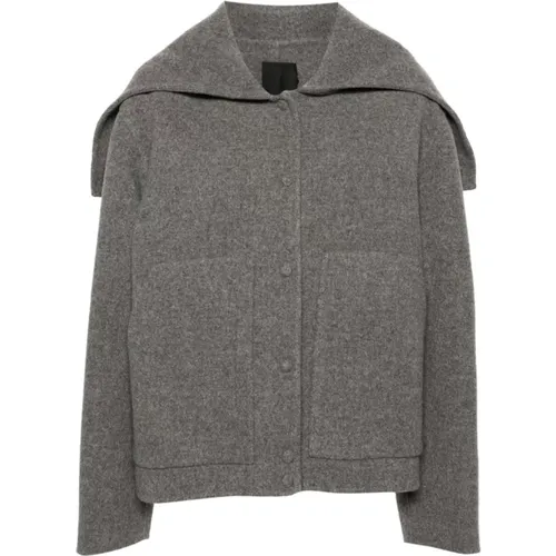 Coats Grey , female, Sizes: 2XS, XS, S - Givenchy - Modalova