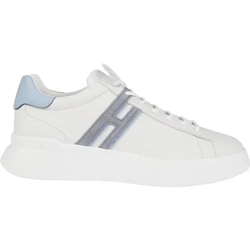 Weiß/Blau H580 Sneakers , Herren, Größe: 42 1/2 EU - Hogan - Modalova