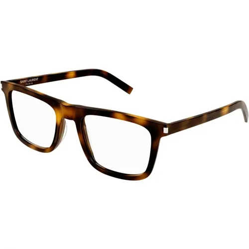 Slim Optic Schwarze Sonnenbrille - Saint Laurent - Modalova