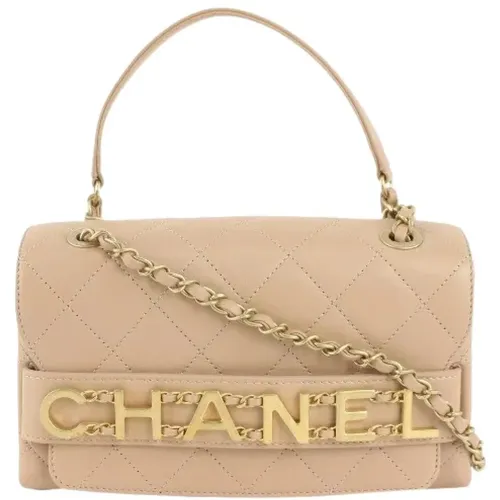 Pre-owned Leather Shoulder Bag , female, Sizes: ONE SIZE - Chanel Vintage - Modalova