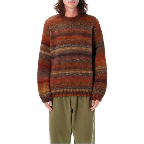 Stripes Mohair Sweater Knitwear , male, Sizes: L, XL - YMC You Must Create - Modalova