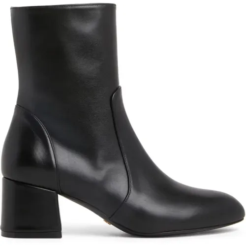 Flareblock Zip Bootie , Damen, Größe: 35 EU - Stuart Weitzman - Modalova