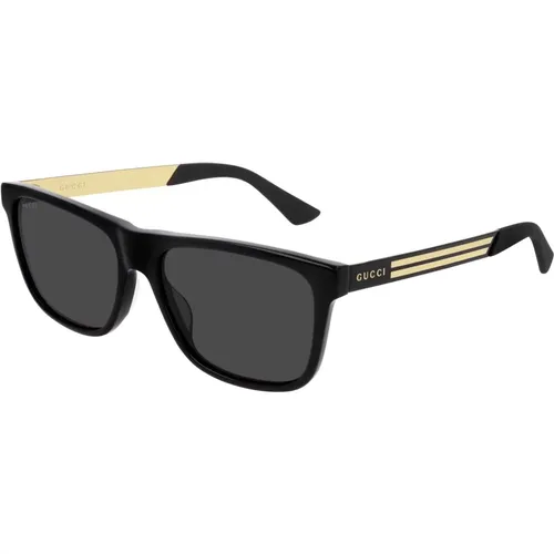 Grey Sunglasses , male, Sizes: 57 MM - Gucci - Modalova