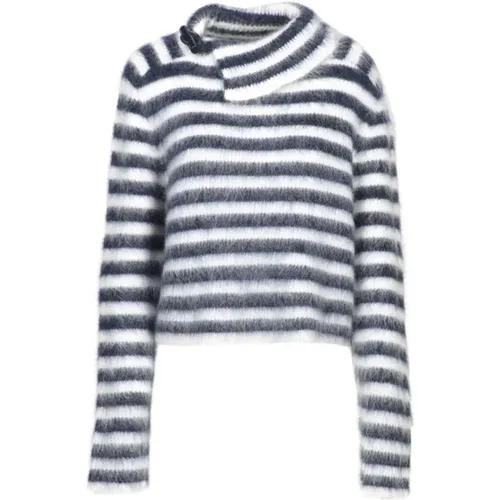 Blue Striped Knitwear Sweater , female, Sizes: M, S, XS - Jacquemus - Modalova