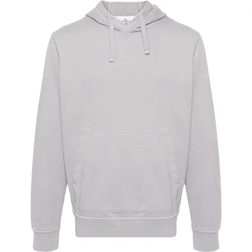 Jersey cotton hoodie , male, Sizes: L, 2XL, XL - Stone Island - Modalova