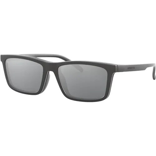 Hypno Sonnenbrille, Grau/Grau Clip-On , Herren, Größe: 55 MM - Arnette - Modalova