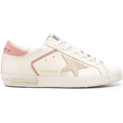 Leather Casual Sneakers in , female, Sizes: 7 UK, 8 UK, 3 UK - Golden Goose - Modalova