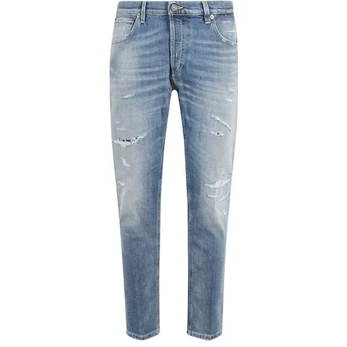 Stylische Denim Jeans , Herren, Größe: W35 - Dondup - Modalova