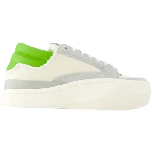 Pre-owned Leather sneakers , female, Sizes: 3 UK - Yohji Yamamoto Pre-owned - Modalova