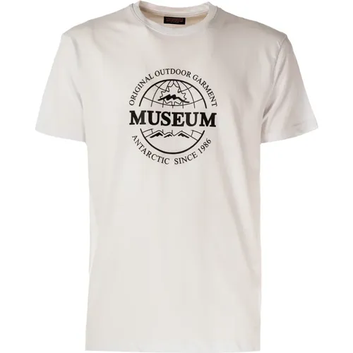 Leo Herren T-Shirt , Herren, Größe: S - Museum - Modalova