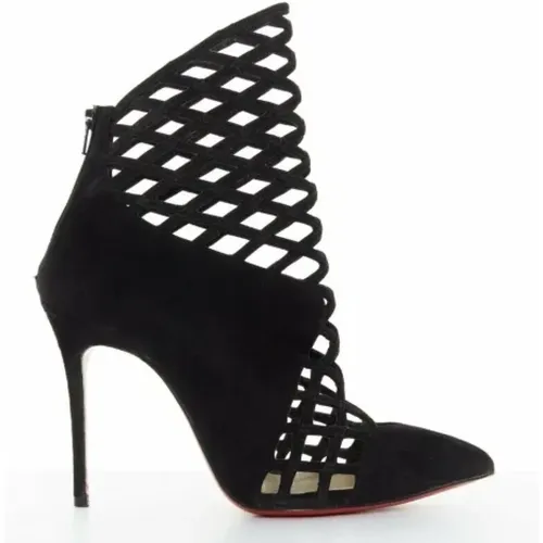 Pre-owned Suede heels , female, Sizes: 2 UK - Christian Louboutin Pre-owned - Modalova