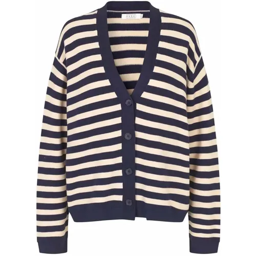 Maritime Cardigan , Damen, Größe: S - Masai - Modalova