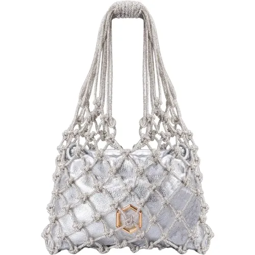 Carrie Mini Bag - Crystal Design , female, Sizes: ONE SIZE - Hibourama - Modalova