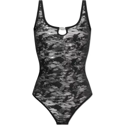 Bodysuit Ufby-D-Oval-Lace-Bodysuit , Damen, Größe: L - Diesel - Modalova