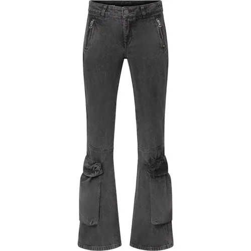 Bootcut Cargo Hose , Damen, Größe: W26 - Diesel - Modalova