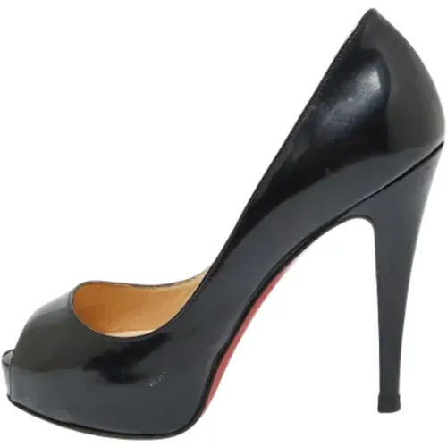 Pre-owned Leather heels , female, Sizes: 1 1/2 UK - Christian Louboutin Pre-owned - Modalova