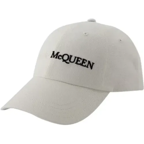 Cotton hats , female, Sizes: ONE SIZE - alexander mcqueen - Modalova