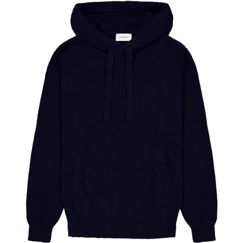 Kaschmir Seiden Kapuzenpullover , Herren, Größe: XL - Laneus - Modalova