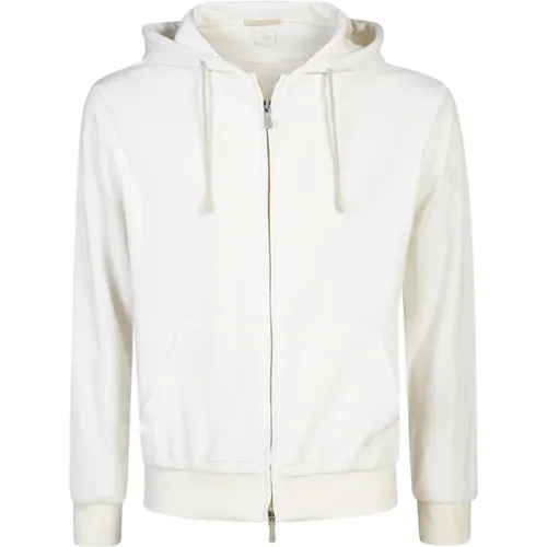 Hooded Sweatshirt with Full Zip , male, Sizes: 3XL, XL - Eleventy - Modalova