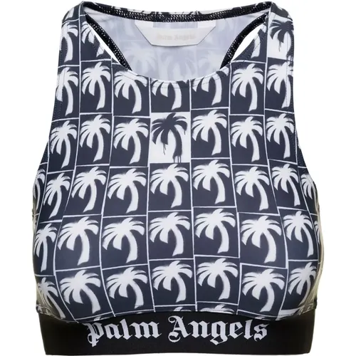 Logo Sport-BH - Schwarz , Damen, Größe: S - Palm Angels - Modalova