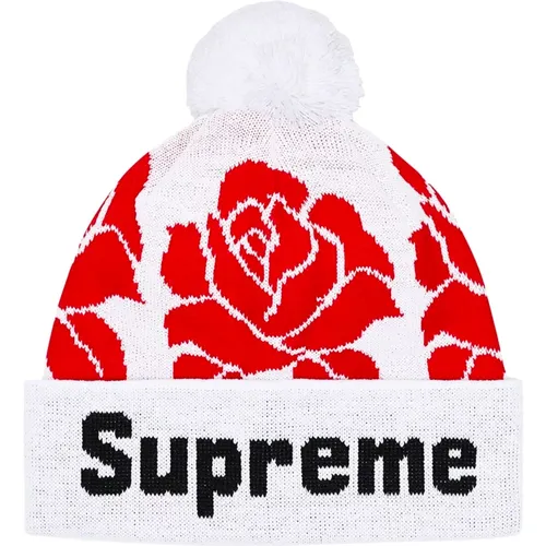 Rose Beanie Limited Edition Weiß - Supreme - Modalova