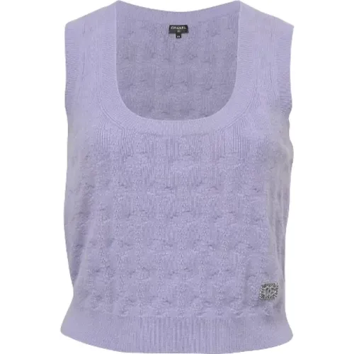 Pre-owned Wool tops , female, Sizes: M - Chanel Vintage - Modalova