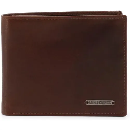 Leather Card Holder with Documents Compartment , male, Sizes: ONE SIZE - Lumberjack - Modalova