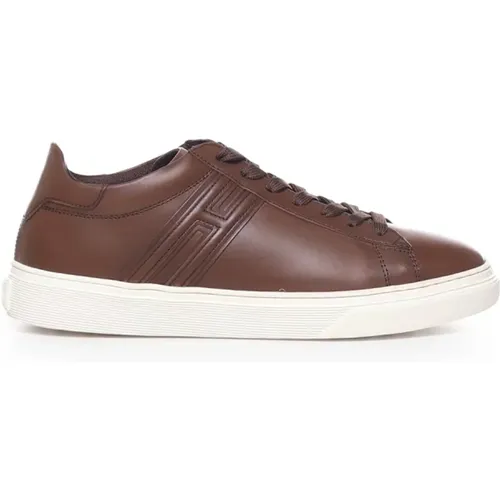 Leather Sneakers , male, Sizes: 6 1/2 UK, 8 1/2 UK, 7 UK, 6 UK, 7 1/2 UK, 10 UK - Hogan - Modalova