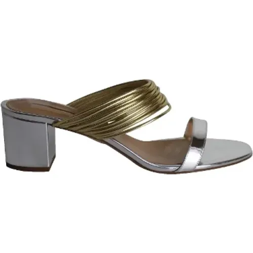 Pre-owned Leather sandals , female, Sizes: 9 UK - Aquazzura Pre-owned - Modalova