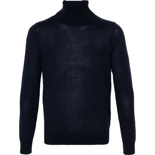 Blauer Merinowoll Rollkragenpullover - Paul Smith - Modalova