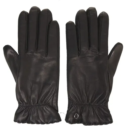 Schwarze Lederhandschuhe Stilvolles Accessoire , Damen, Größe: XS - Orciani - Modalova