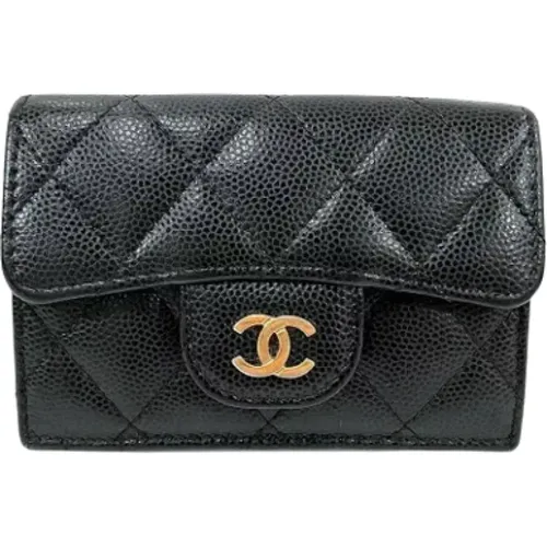 Pre-owned Leather wallets , female, Sizes: ONE SIZE - Chanel Vintage - Modalova