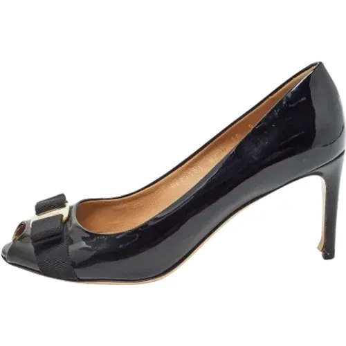 Pre-owned Leder Heels , Damen, Größe: 40 1/2 EU - Salvatore Ferragamo Pre-owned - Modalova