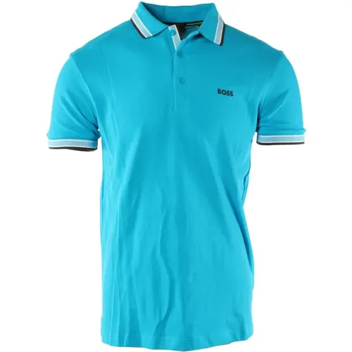 Blau Baumwoll Polo Regular Fit - Hugo Boss - Modalova