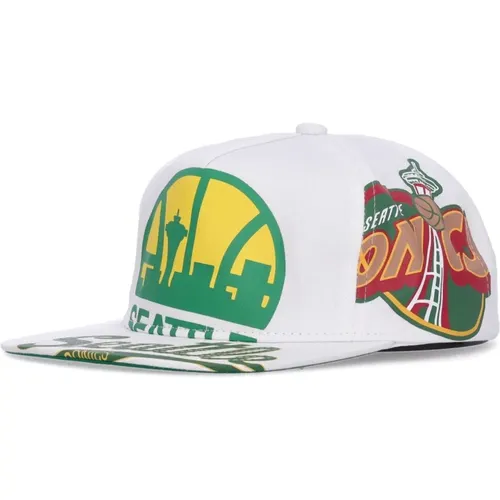 Seattle Supersonics Flat Brim Cap , unisex, Sizes: ONE SIZE - Mitchell & Ness - Modalova